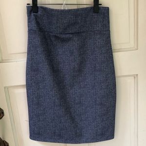 Agnes & Dora denim-look pencil skirt